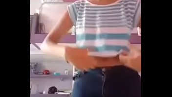 sumptuous youthfull latina getting clothed and taunting on periscope