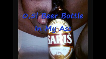 glass 05l beer bottle in my.