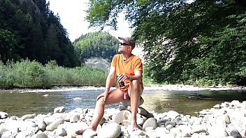 naturist taking it effortless